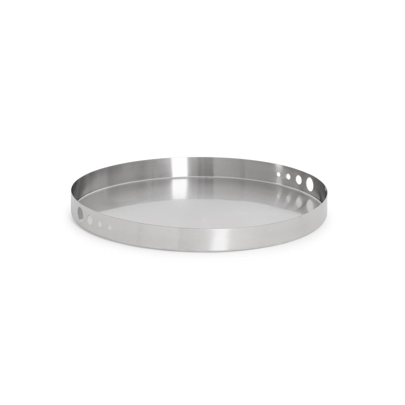 Mod Stainless Steel Round Tray w/Holes 14"