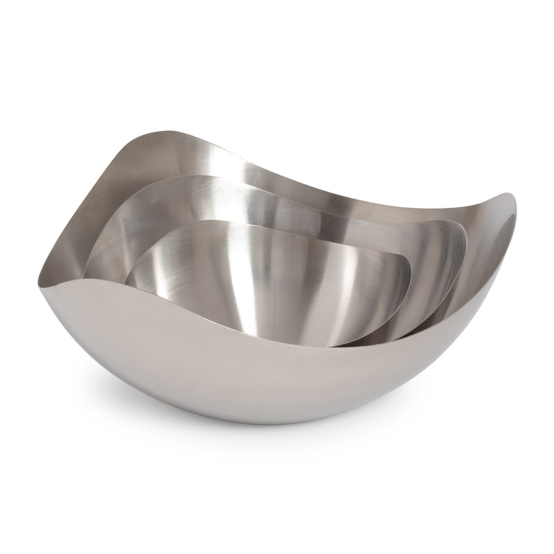 Mod Stainless Steel Curved Bowl