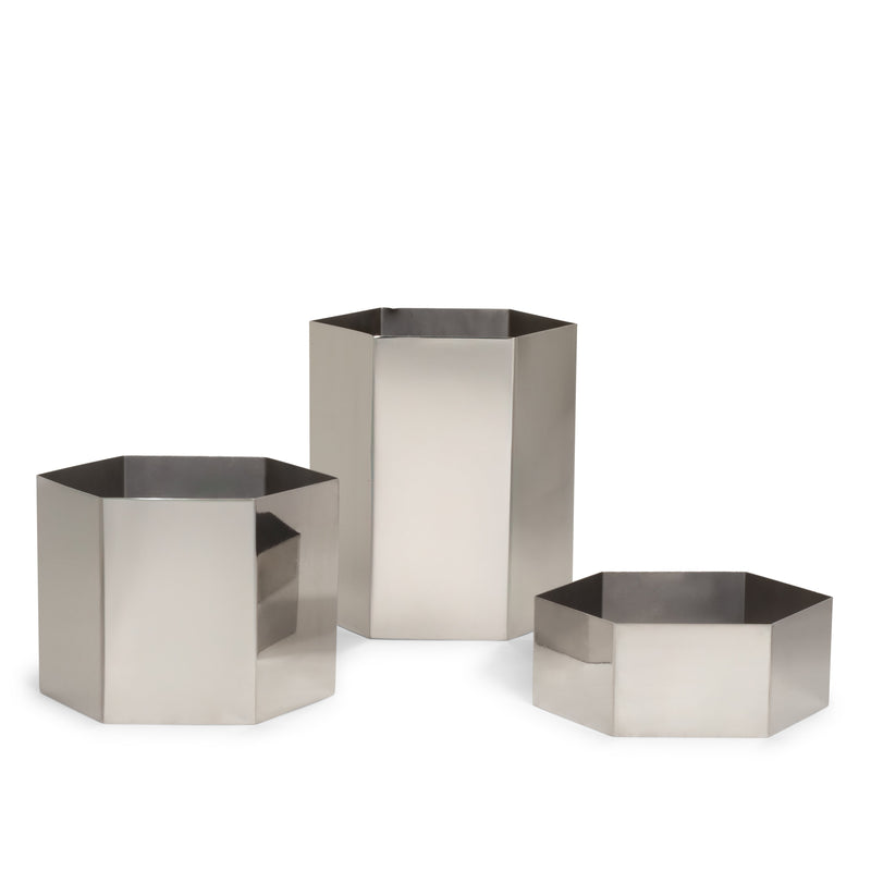 Mod Stainless Steel Hexagon Riser