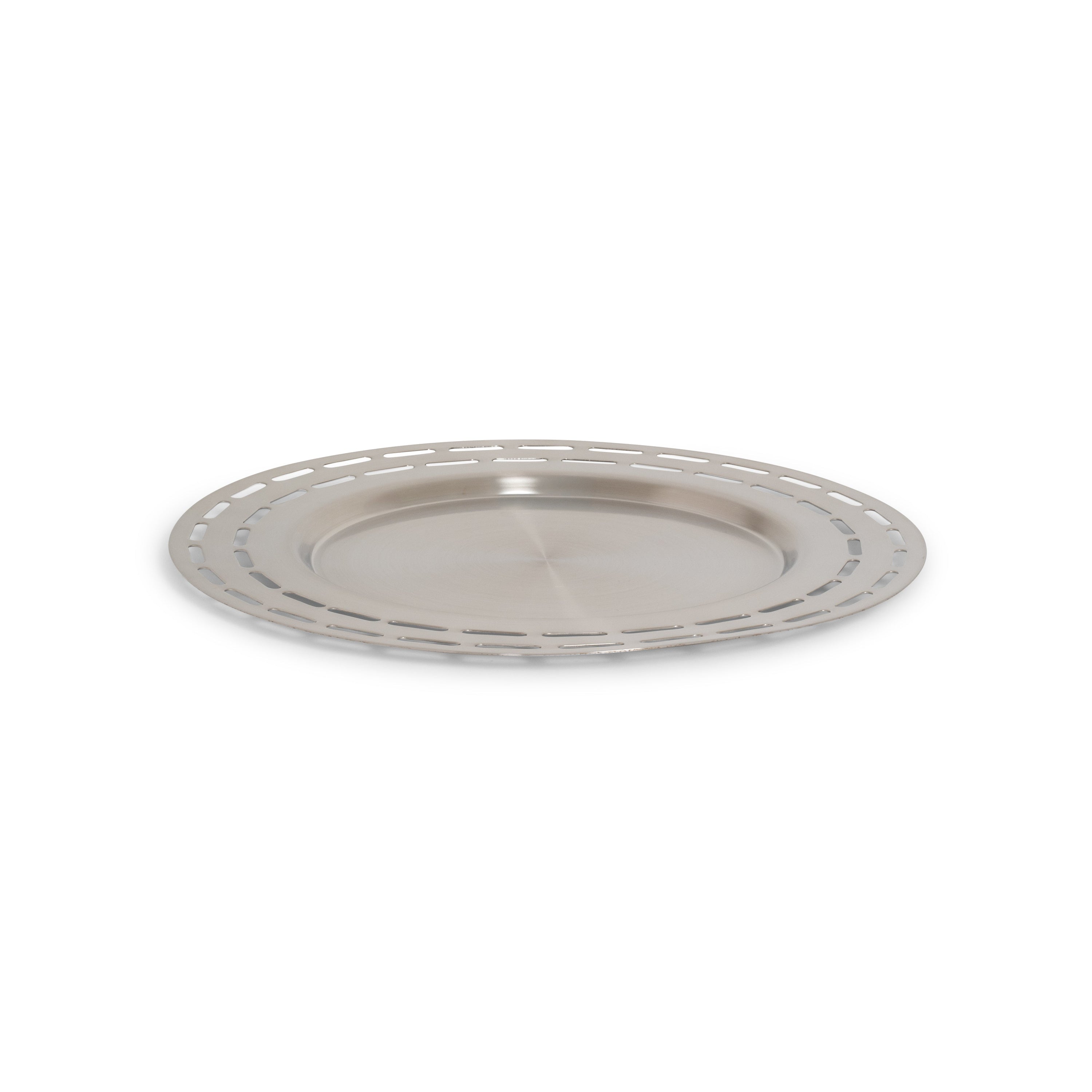 Mod Stainless Steel Slotted Tray 15"