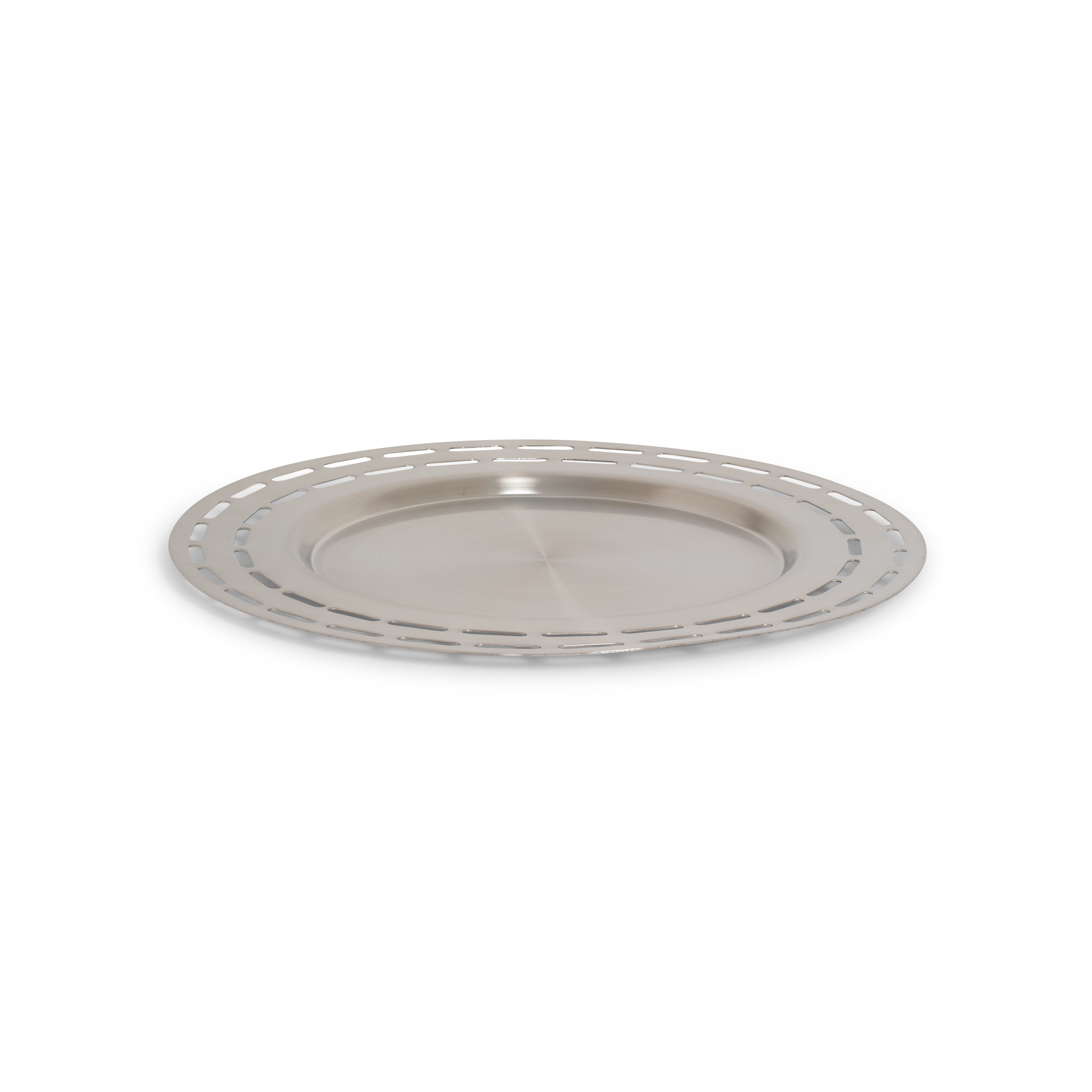 Mod Stainless Steel Slotted Tray 15"