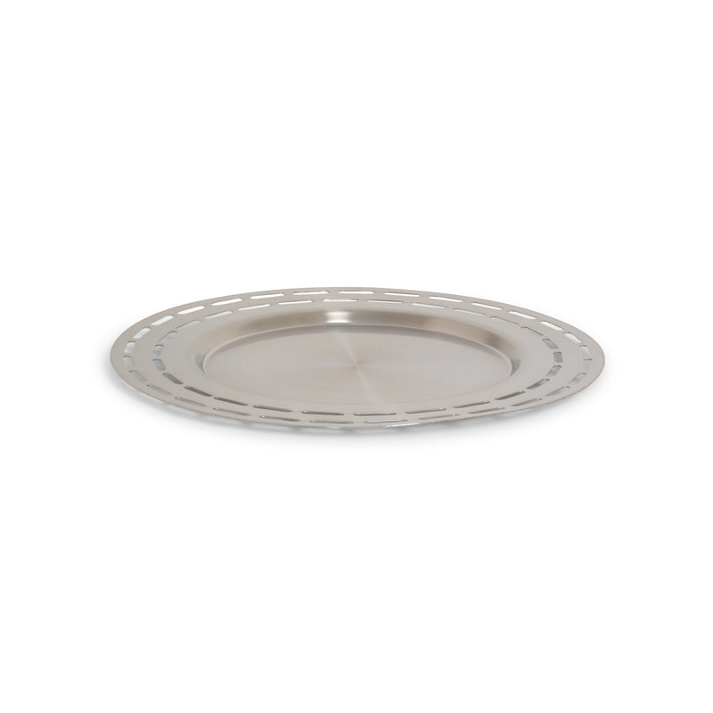 Mod Stainless Steel Slotted Tray 15"