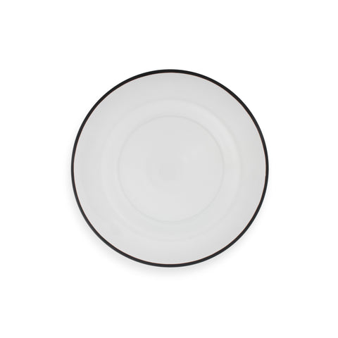 Monaco Glass Black Salad / Dessert