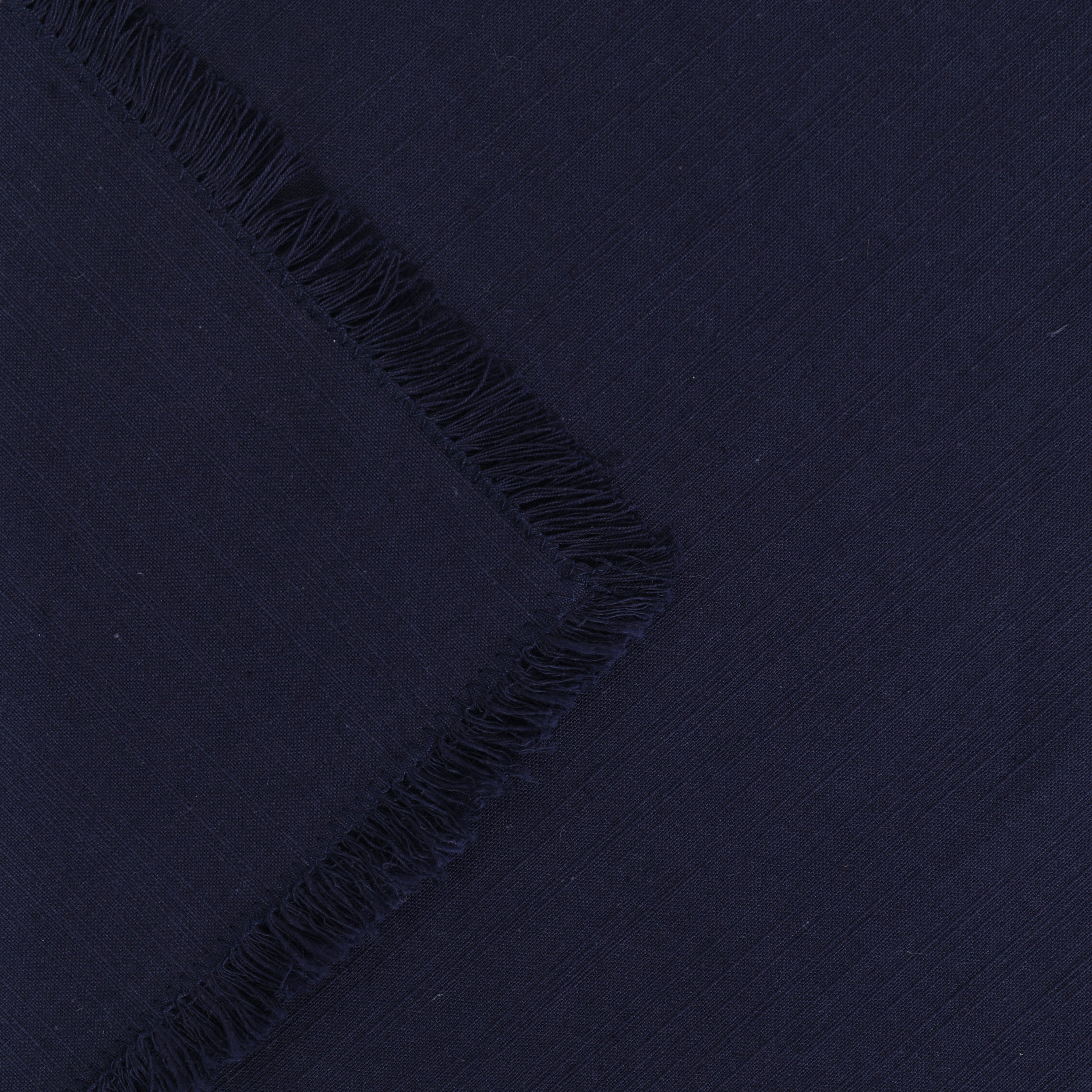 Navy Fringe Napkin