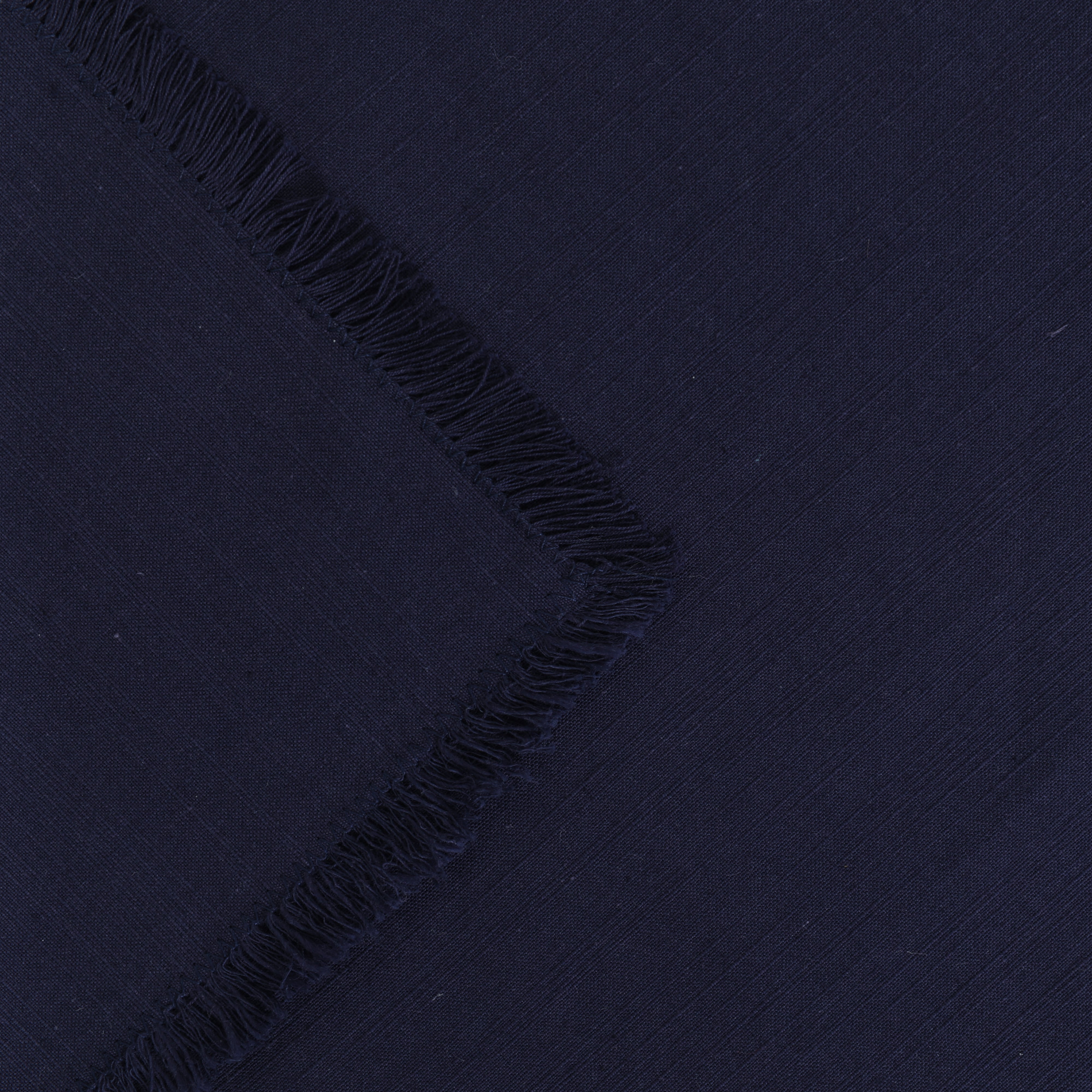 Navy Fringe Napkin