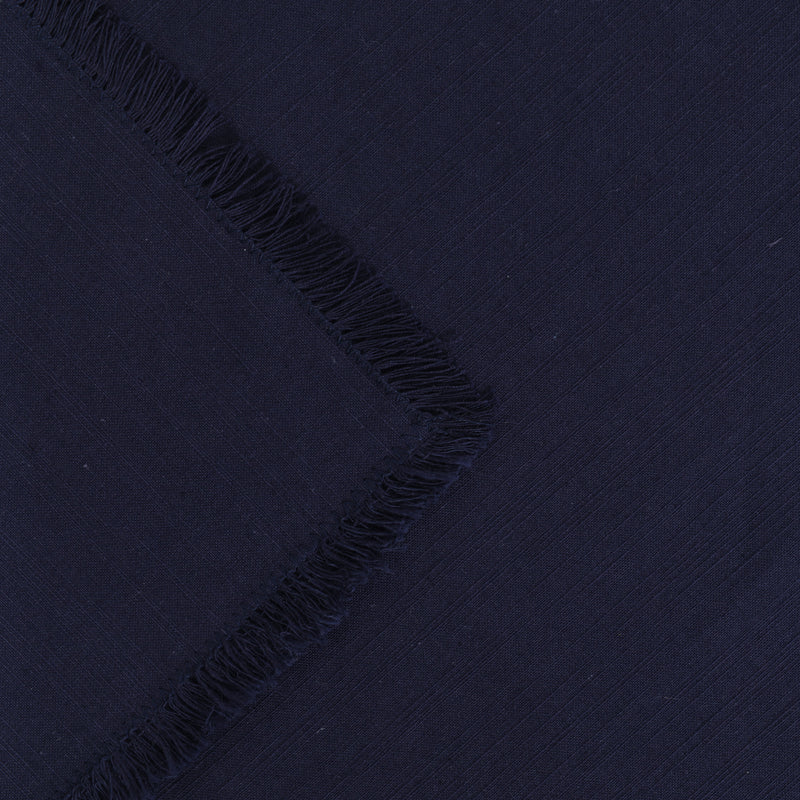 Navy Fringe Napkin