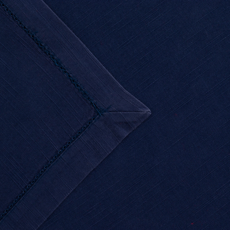 Hemstitched Navy Dinner Napkin