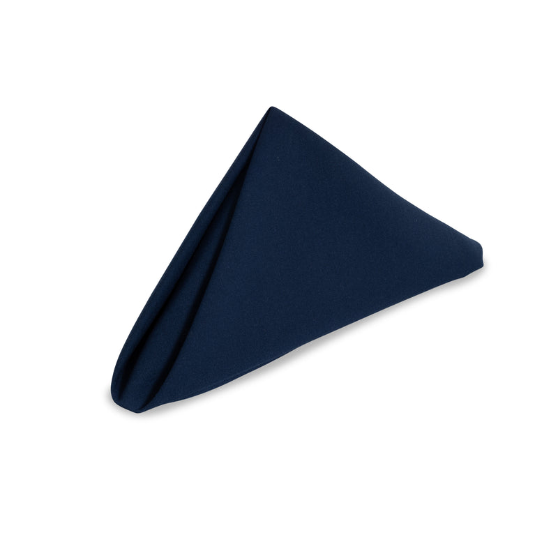 Solid Cotton Nouveau Navy Napkin