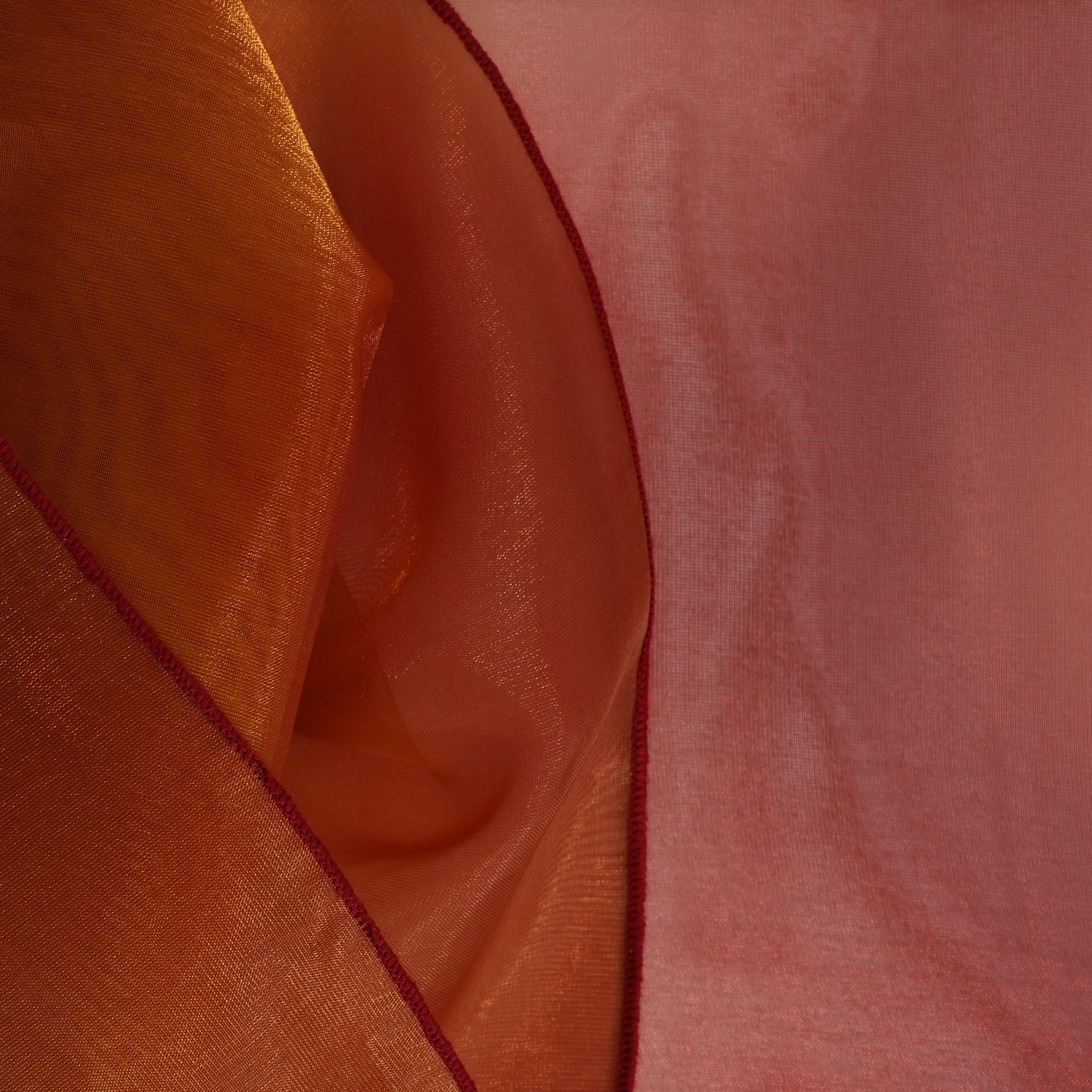 Ombre Organza Sheer Topper