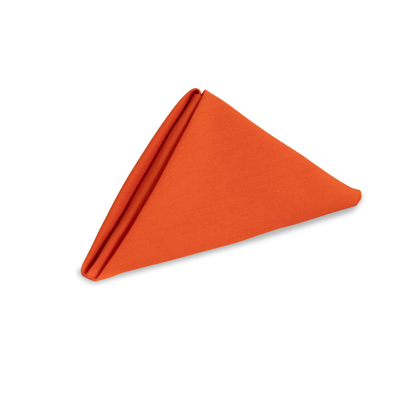 Solid Cotton Nouveau Orange Napkin