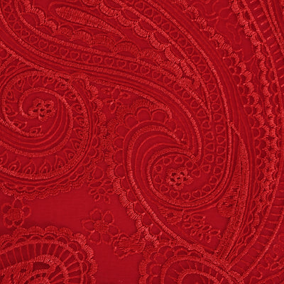 Paisley Lace Red