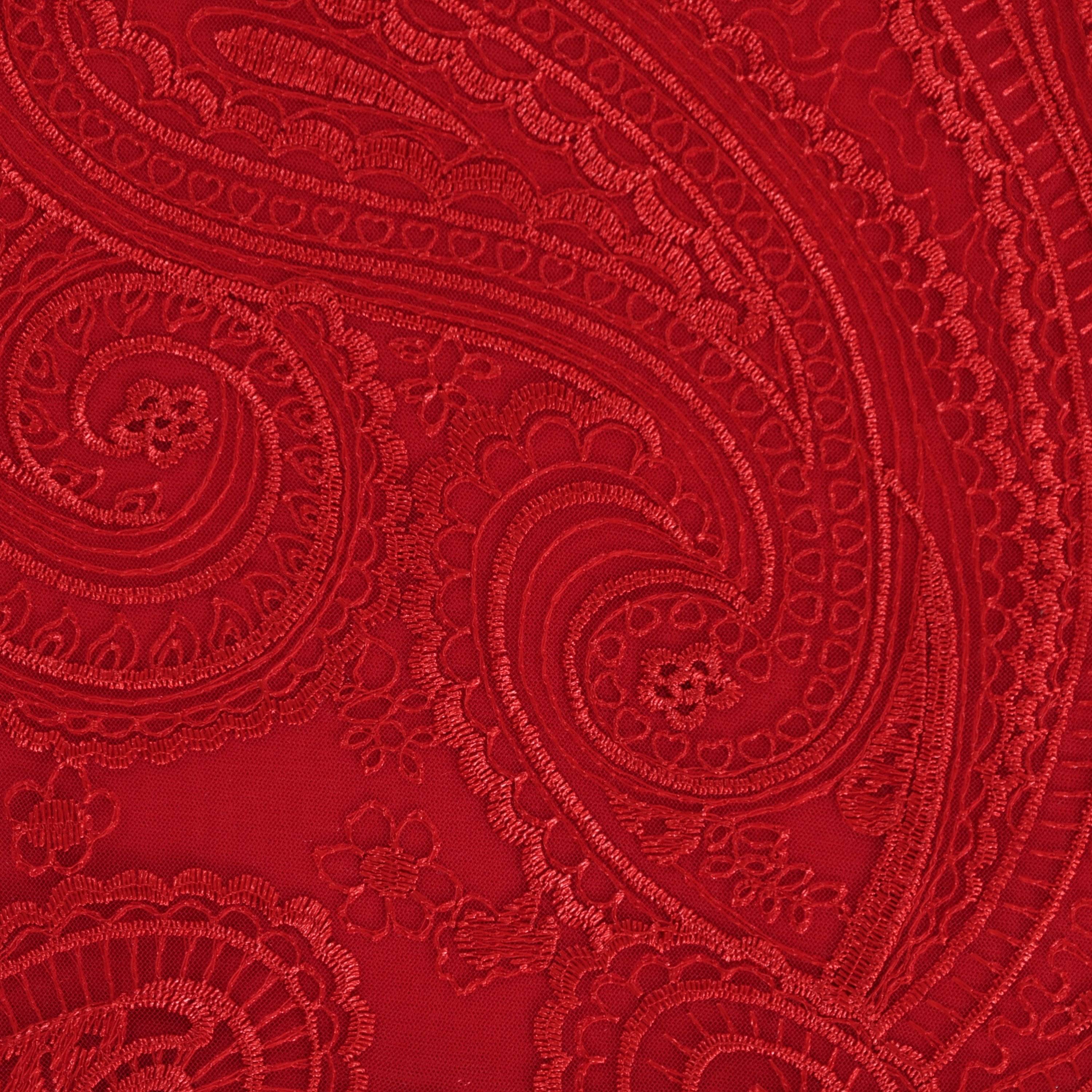 Paisley Lace Red