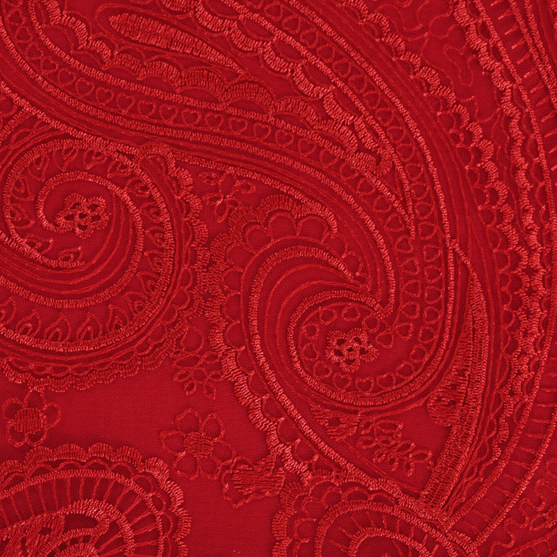 Paisley Lace Red