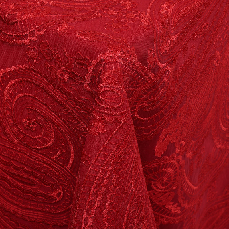 Paisley Lace Red