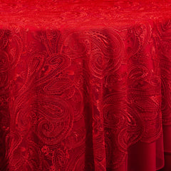 Paisley Lace Red
