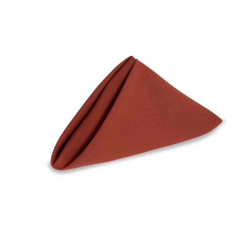 Solid Cotton Nouveau Paprika Napkin