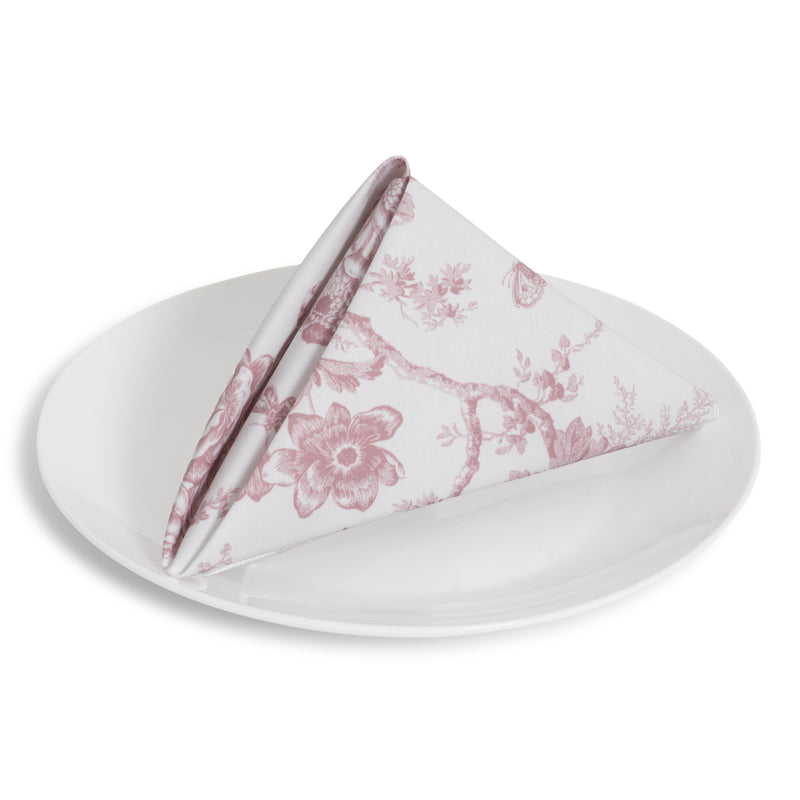 Party Toile Rose Napkin