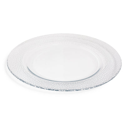 Pebble Glass Dinner 10.5"