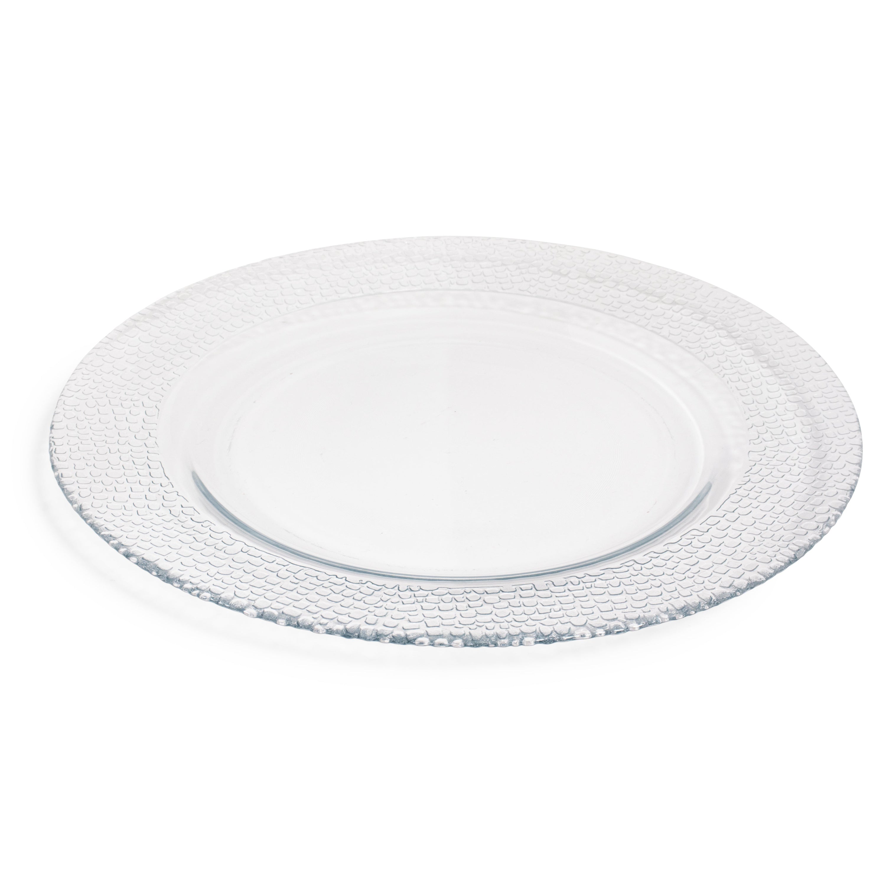 Pebble Glass Dinner 10.5"
