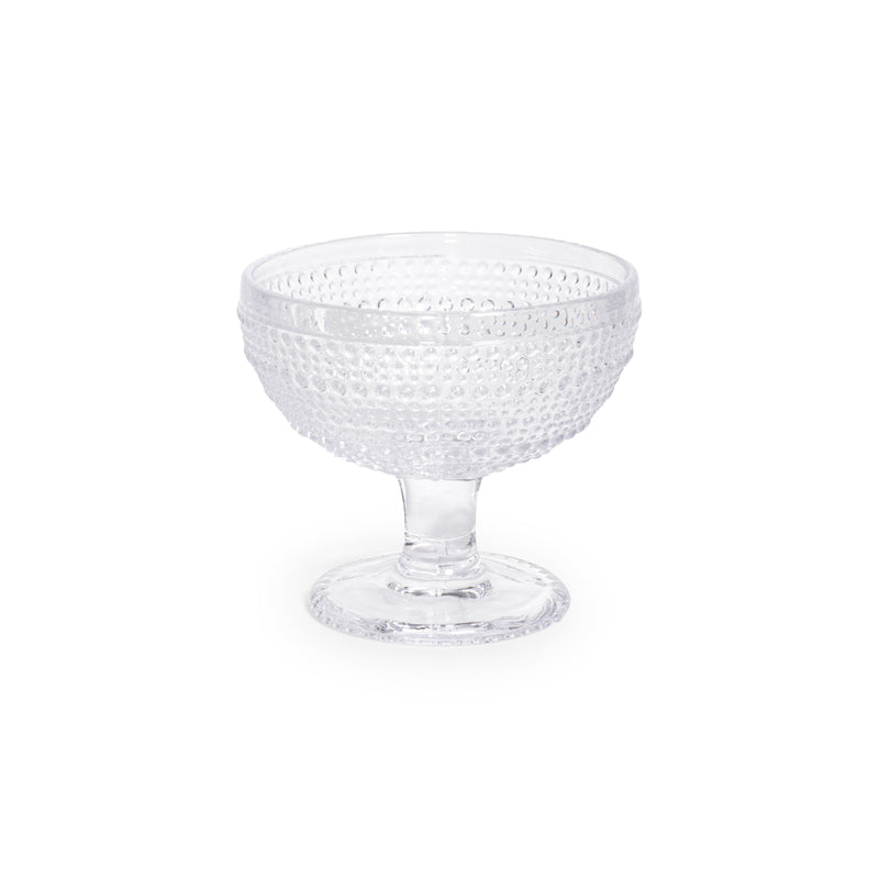 Pebble Glass Regency Dessert Bowl
