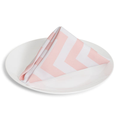 Pink Chevron Napkin