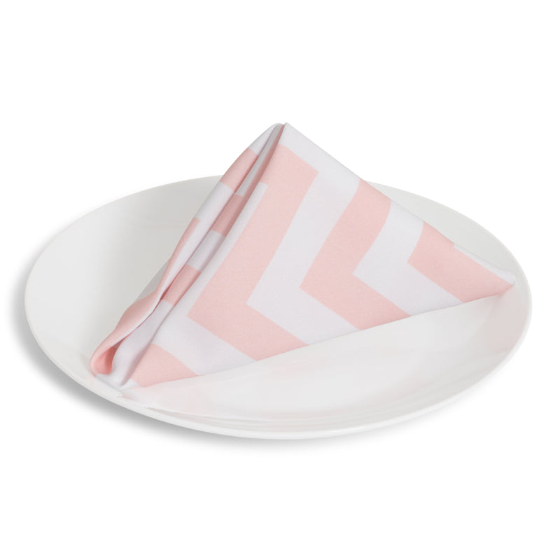Pink Chevron Napkin