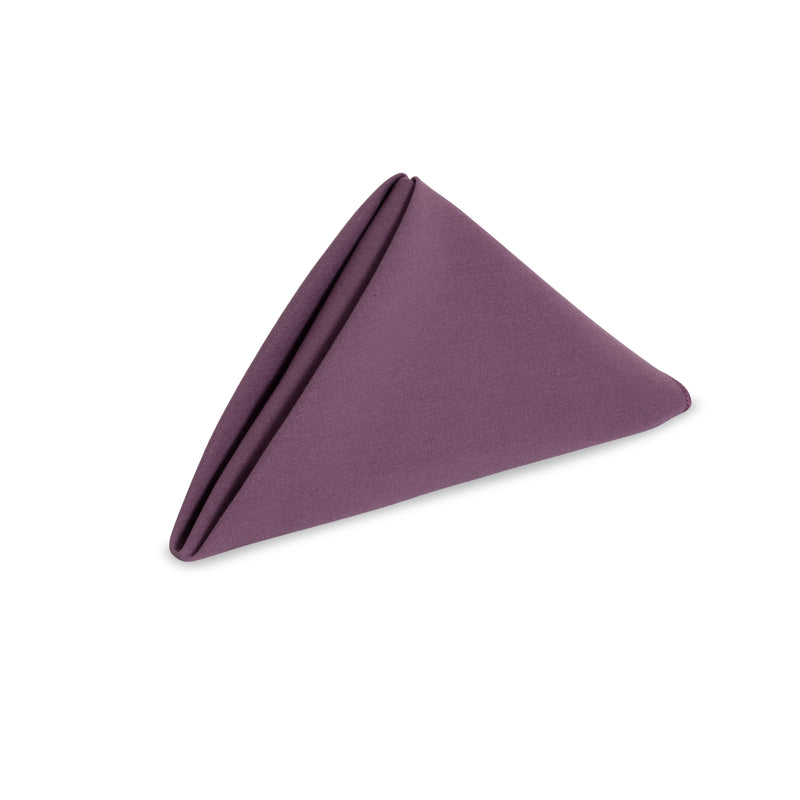 Solid Cotton Nouveau Plum Napkin