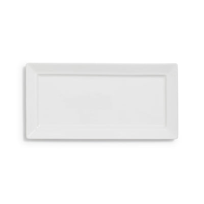 Rectangular White Mod 10"x5"