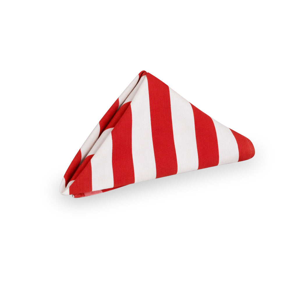 Red Awning Stripe Napkin