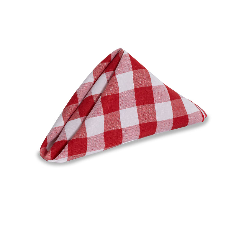 Red Check Napkin