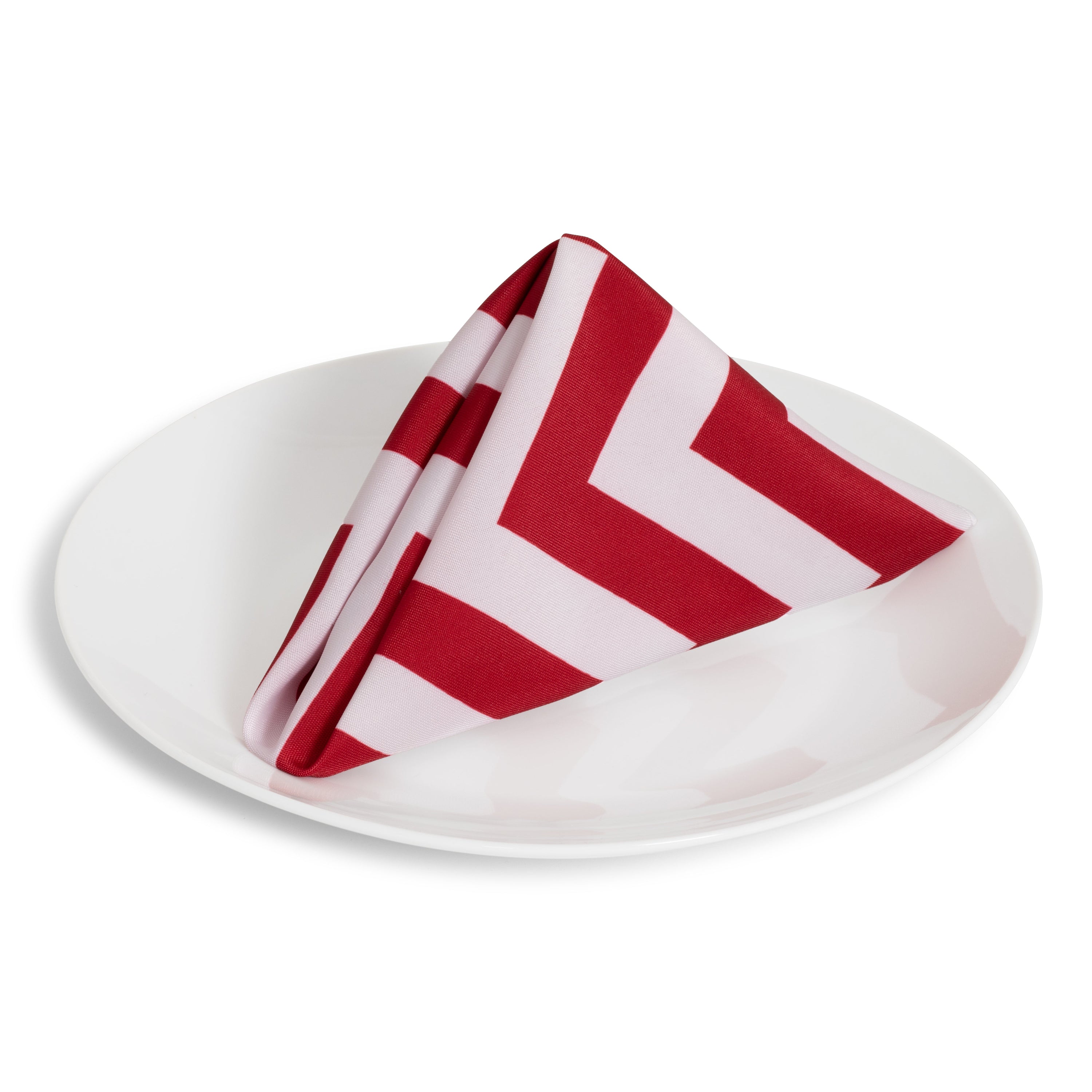 Red Chevron Napkin