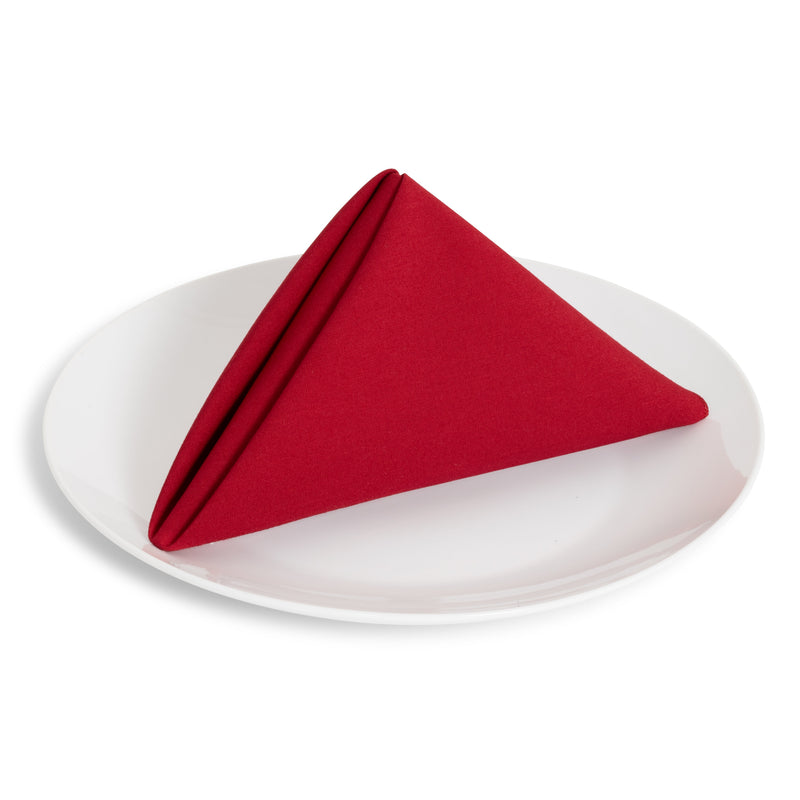 Solid Cotton Nouveau Red Napkin