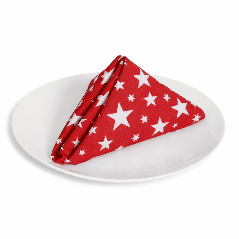 Red Stars Napkin