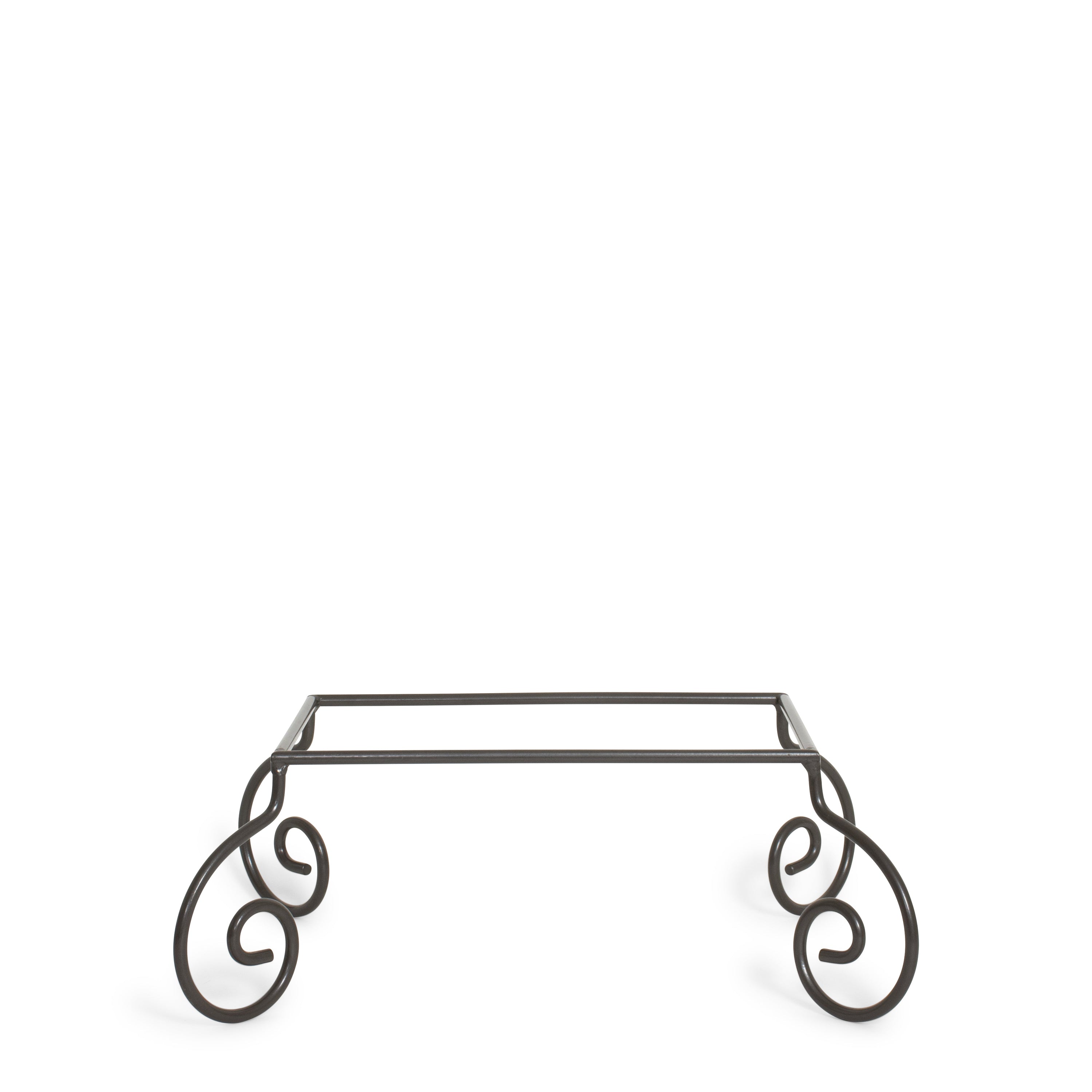 Regal Wrought Iron Rectangular Stand