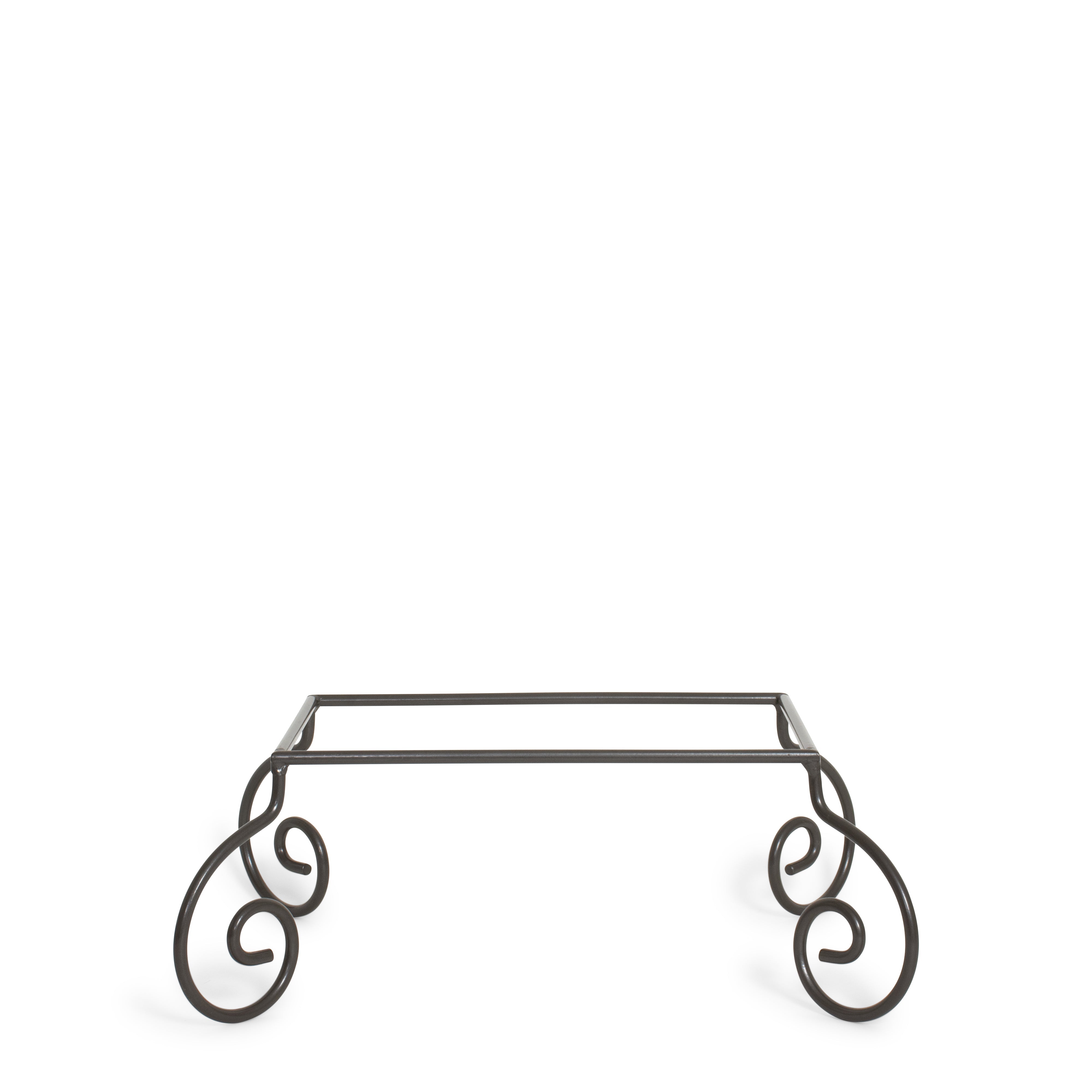Regal Wrought Iron Rectangular Stand