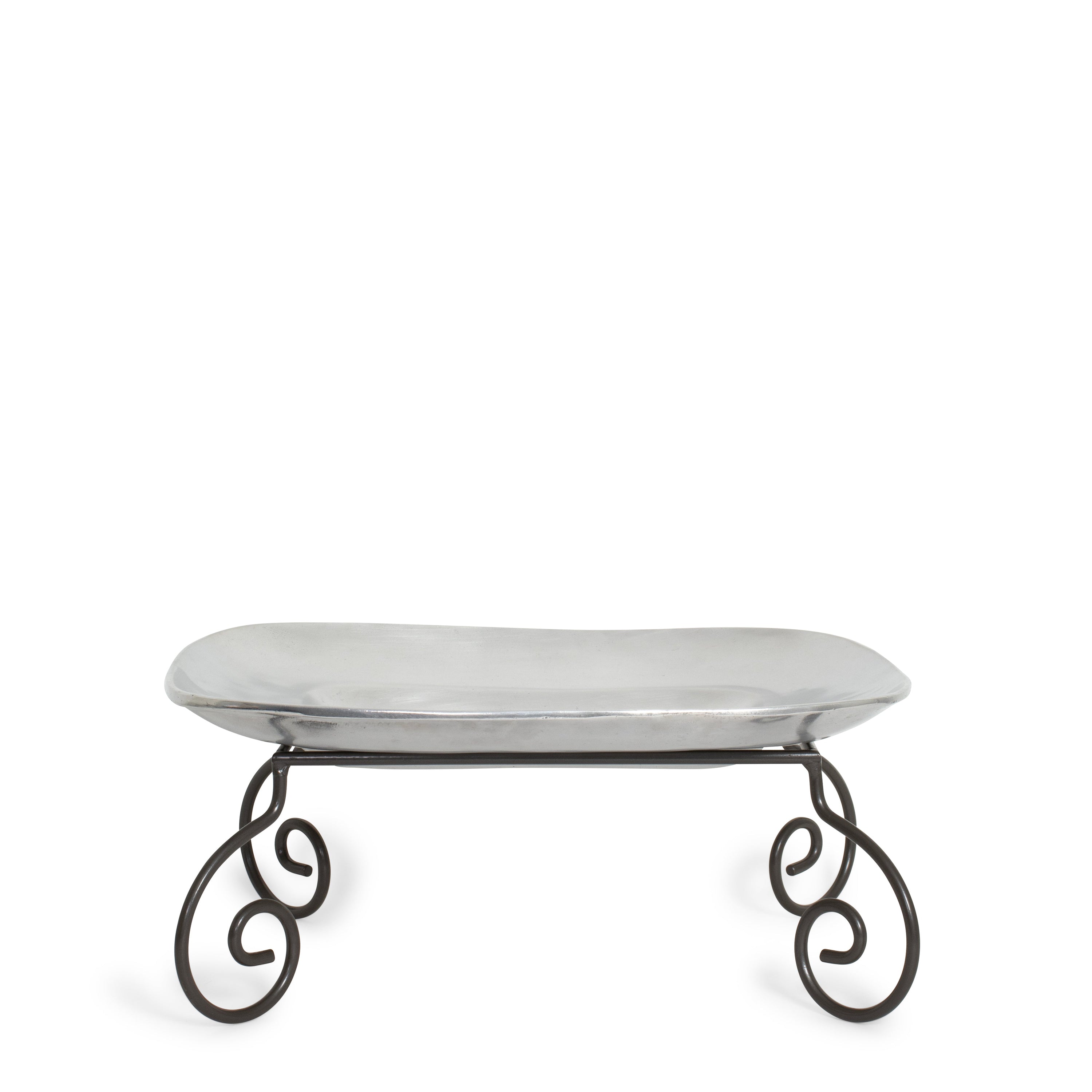 Regal Wrought Iron Rectangular Stand
