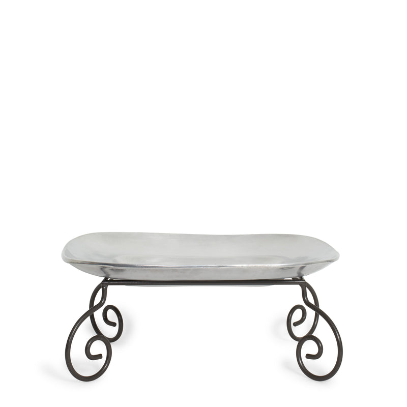 Regal Wrought Iron Rectangular Stand