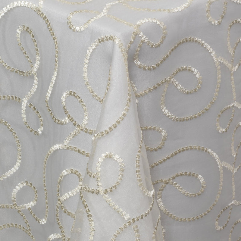 Ribbon Swirl Sheer Topper