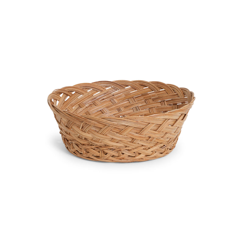 Round Wicker Bread Basket