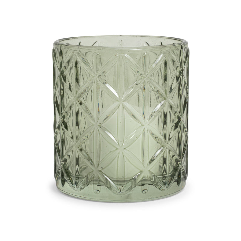 Sage Cut Glass Votive