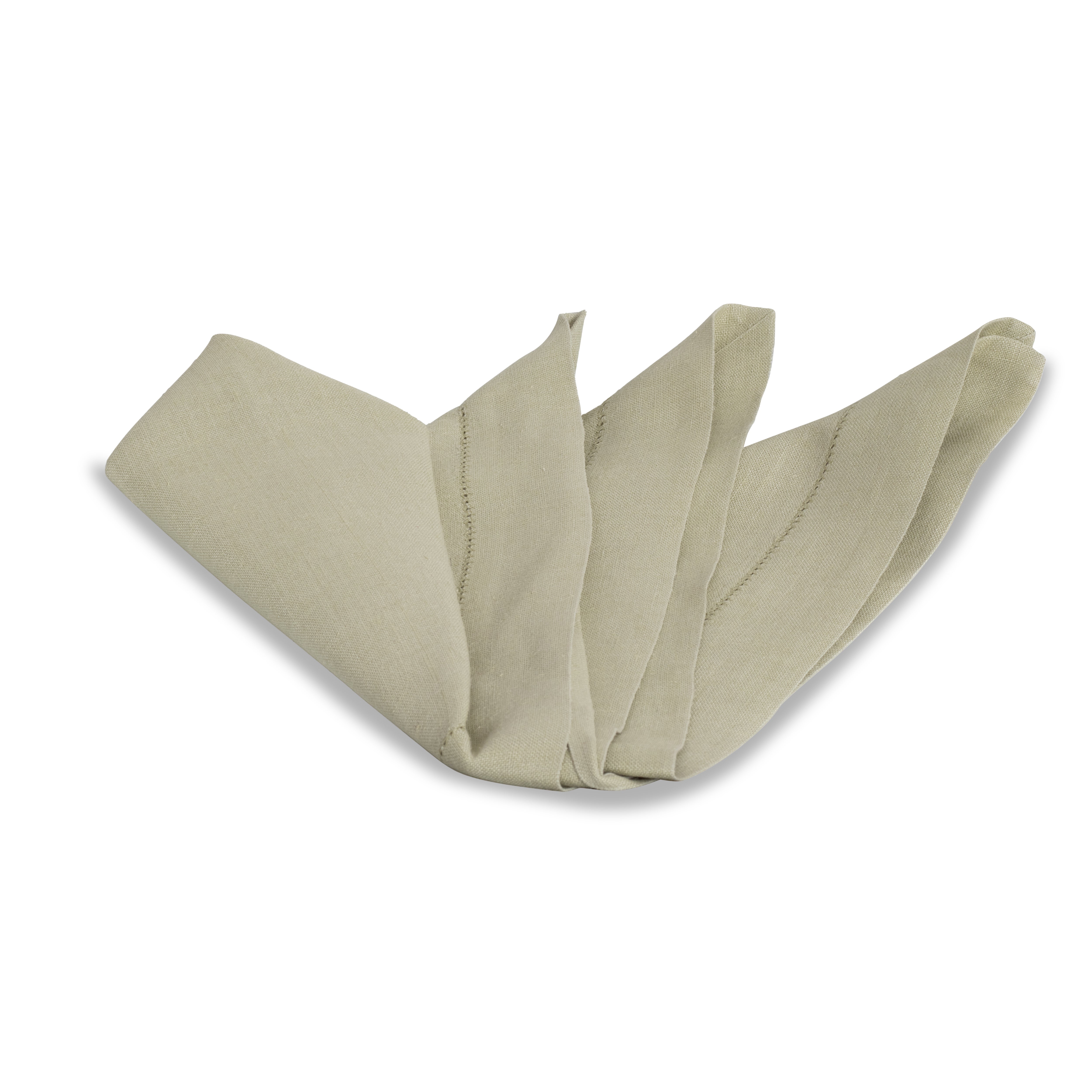 Hemstitched Sage Dinner Napkin