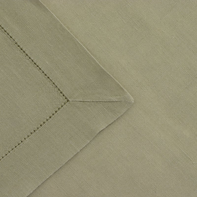 Hemstitched Sage Dinner Napkin