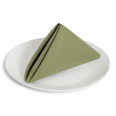 Solid Cotton Nouveau Sage Napkin