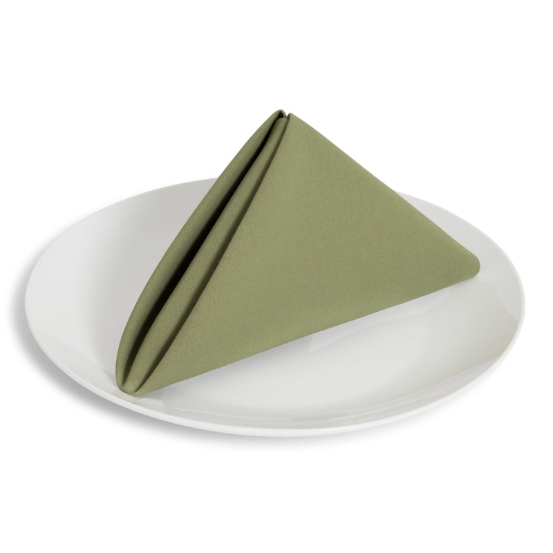 Solid Cotton Nouveau Sage Napkin