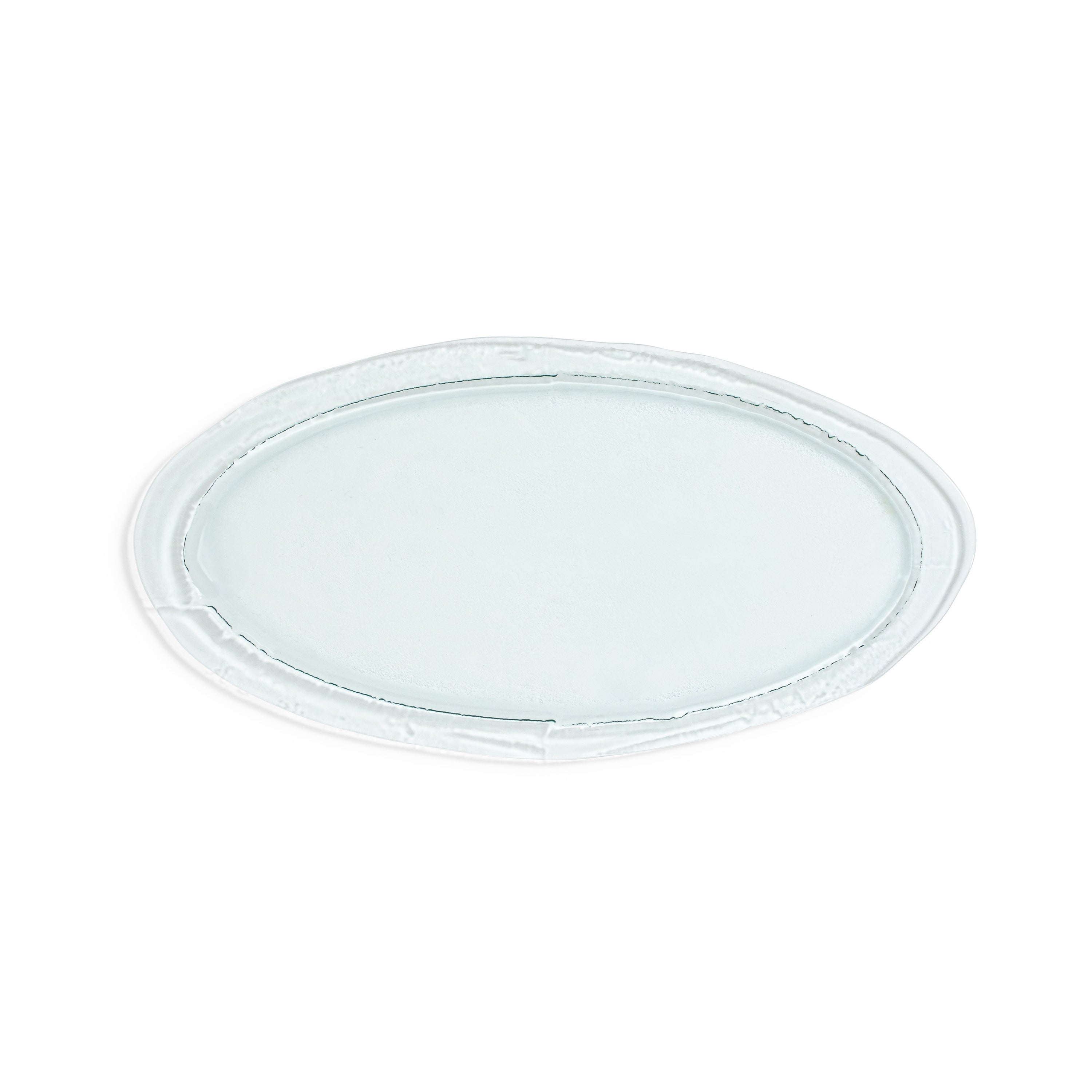 Sea Glass Oval Platter 24"L x 12"W