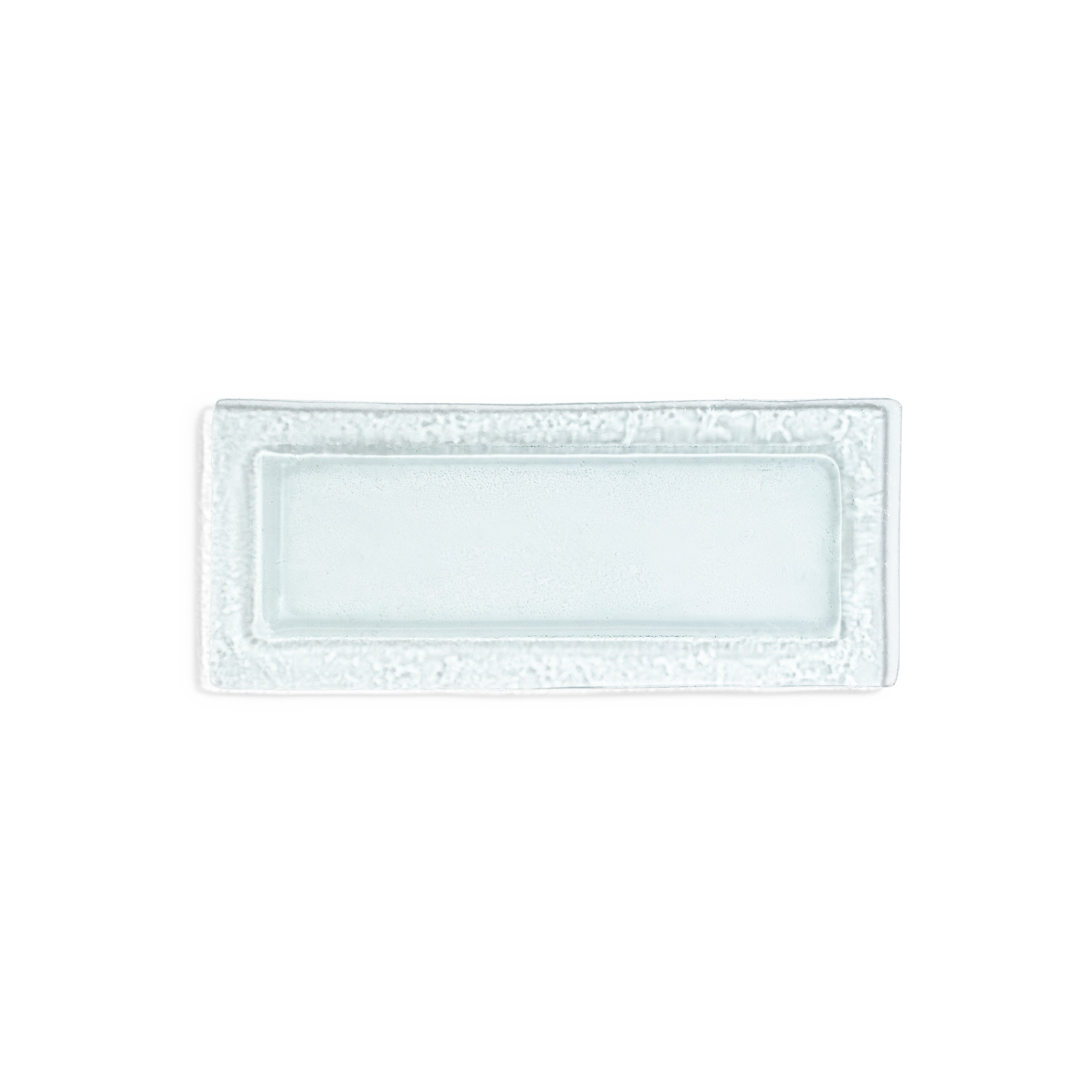 Sea Glass Rectangular Platter 16"L x 6.5"W