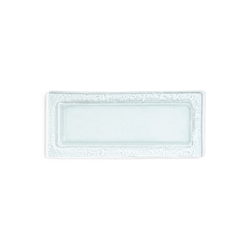 Sea Glass Rectangular Platter 16"L x 6.5"W