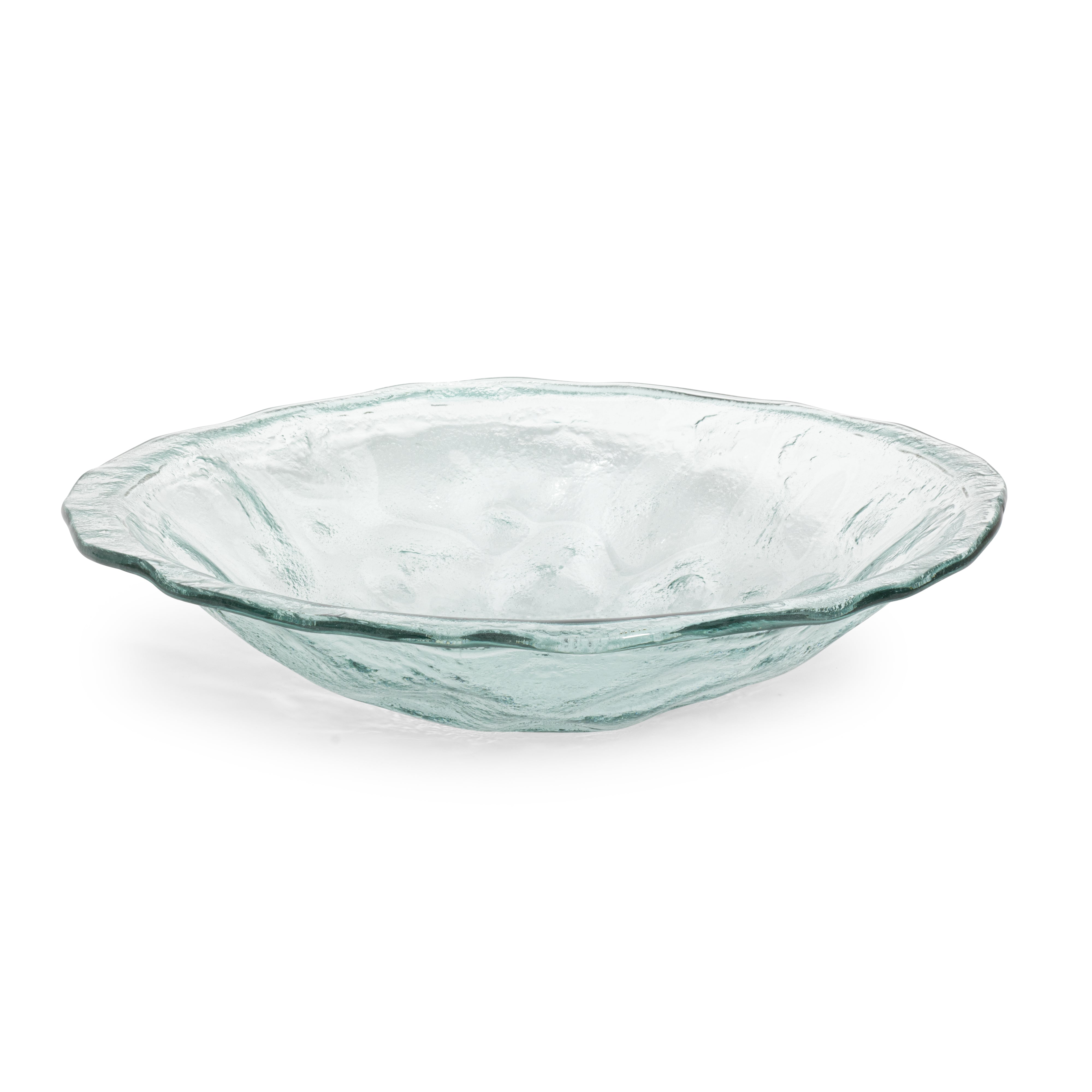 Sea Glass Round Bowl 17"