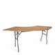 Serpentine 6' 1/4 Arc Table