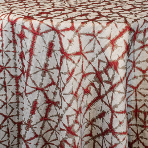 Shibori Hex Red